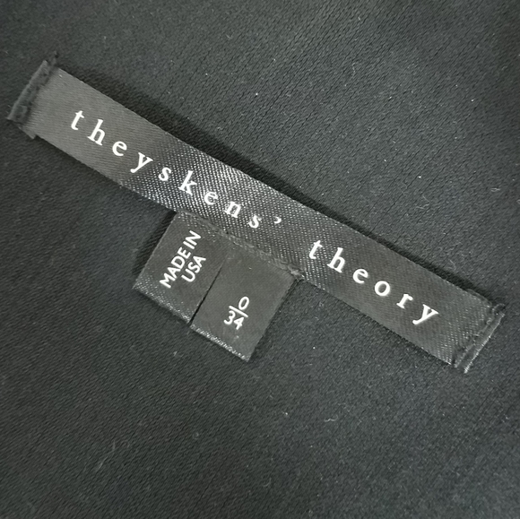 Theyskens Theory Mini Black Dress Size 0/34 - Picture 7 of 9
